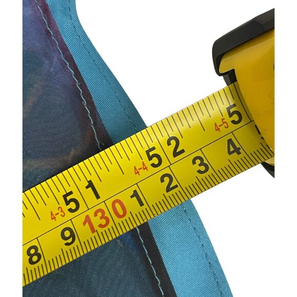 Blush Prom Alexia Women Maxi Dress Size 6 Blue Floral Strapless Evening Gown EUC - Picture 10 of 11